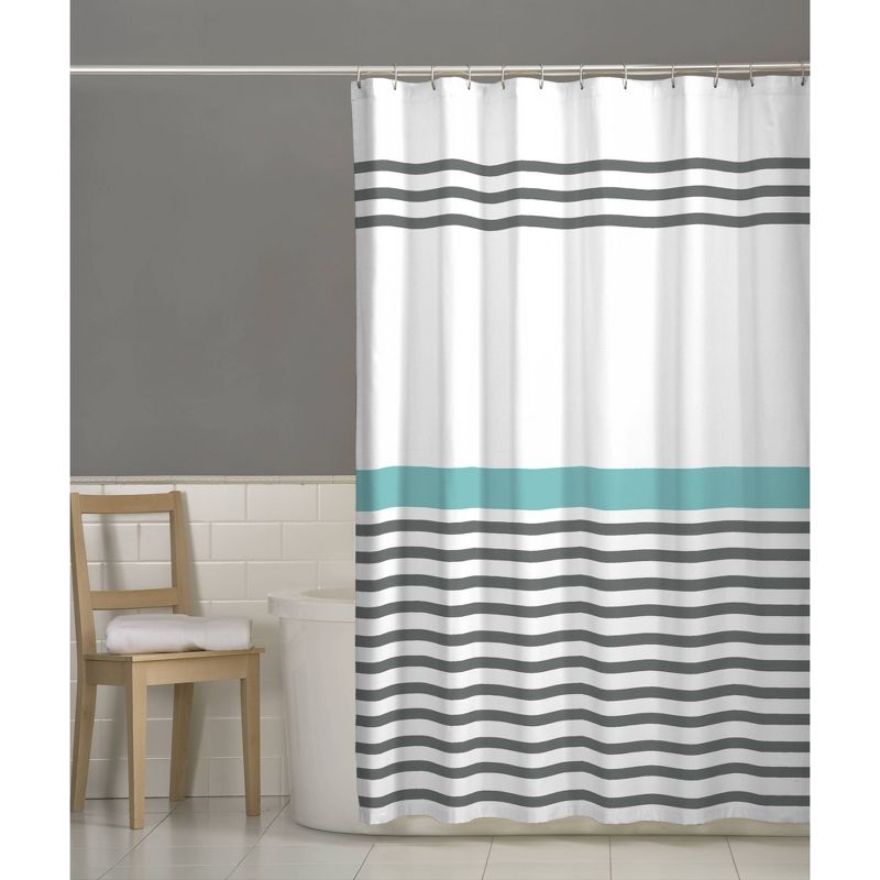 Simple Striped Shower Curtain - Zenna Home