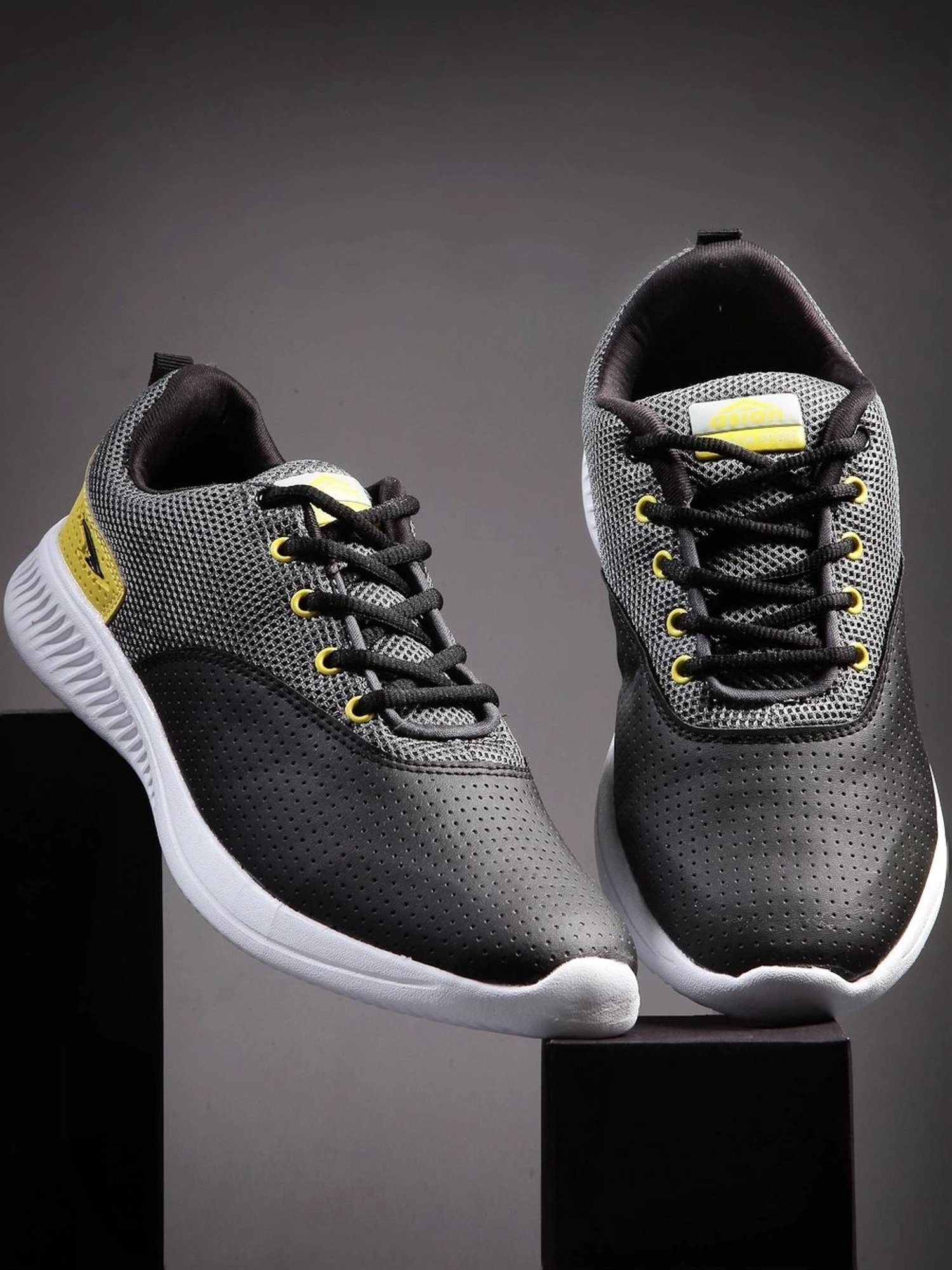 Asian Men's Grey Running Shoes