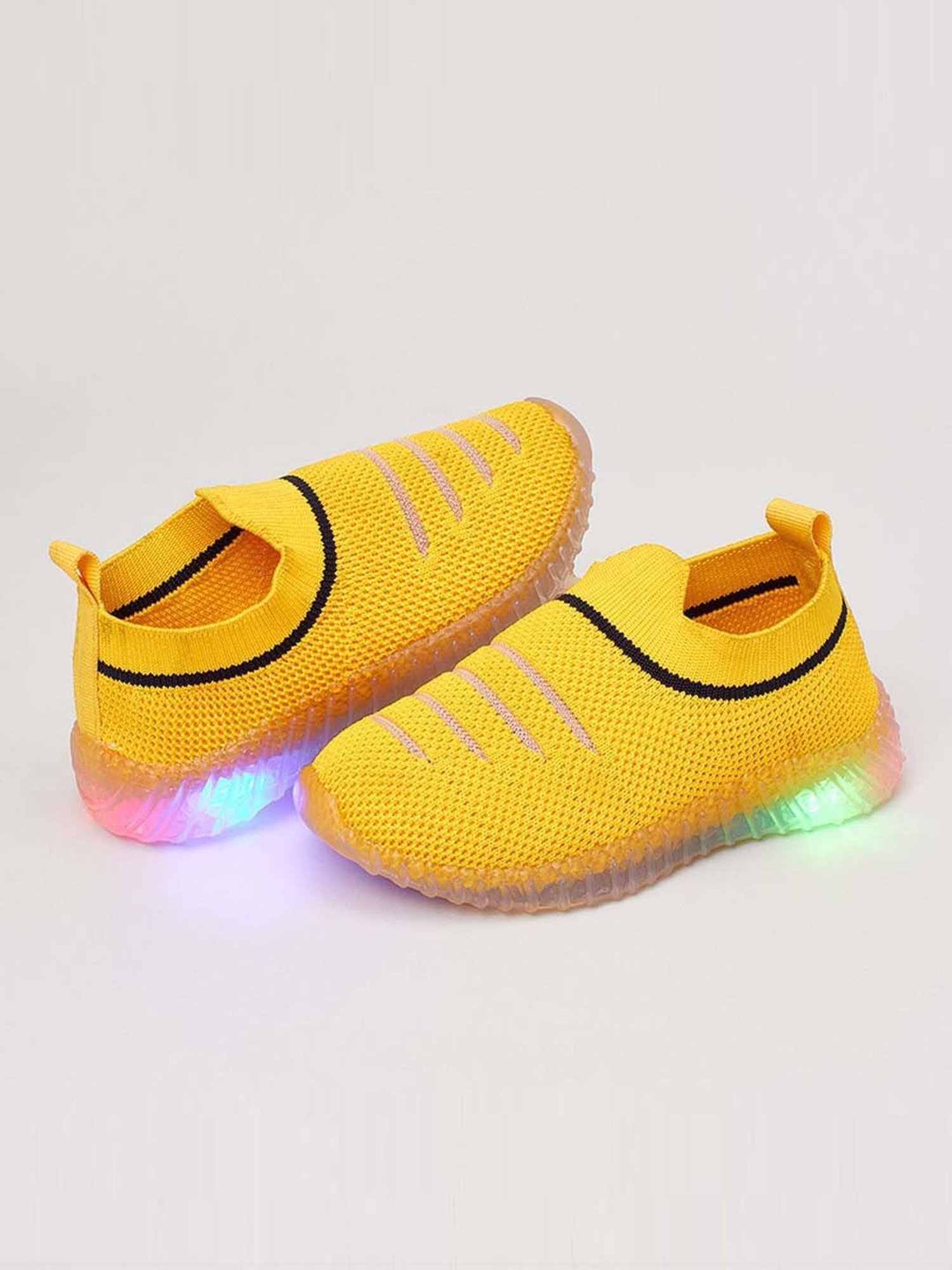 Priaansha Kids Yellow Casual Slip-Ons