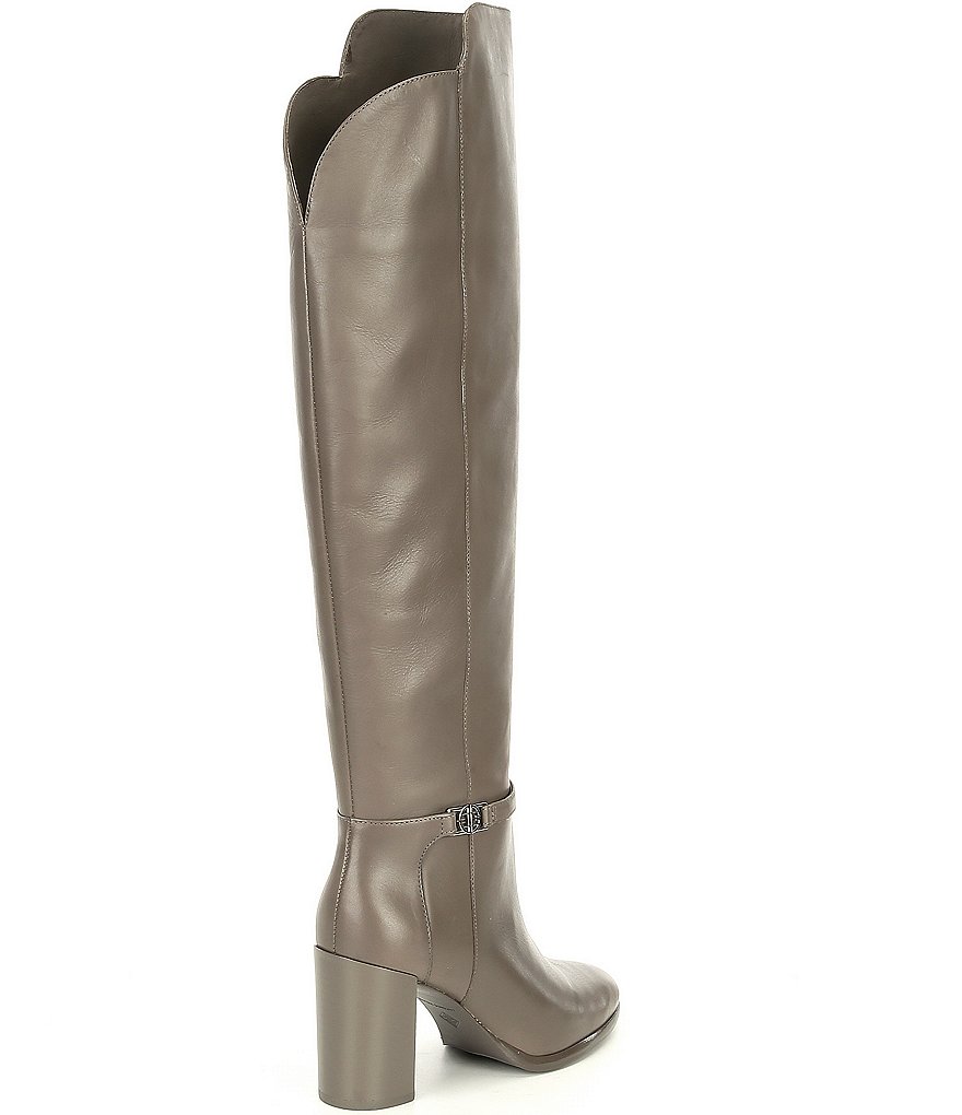 Antonio Melani Malindah Leather Block Heel Dress Boots