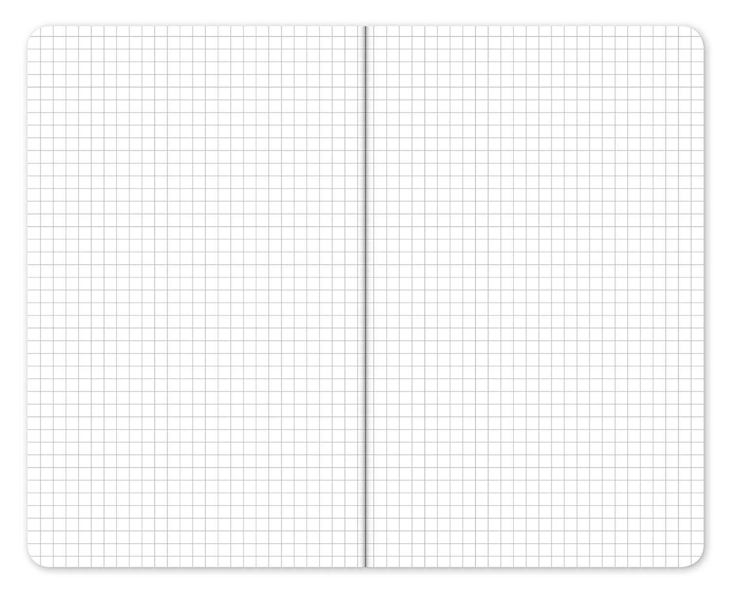 Field Notebook - 5"x8" - Combo Colors - Graph Memo Book - Pack of 6