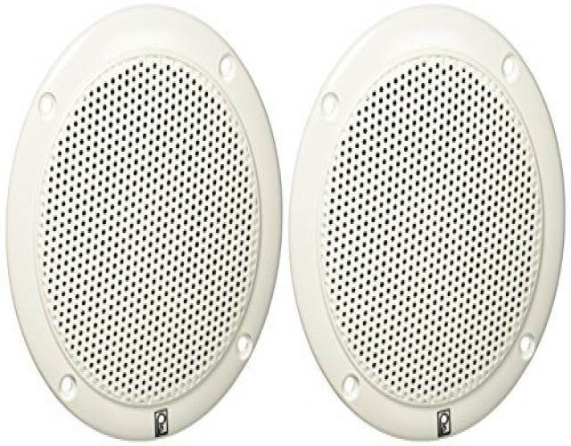 Poly-Planar MA-4054-W 4 2-Way Coaxial White 40W,