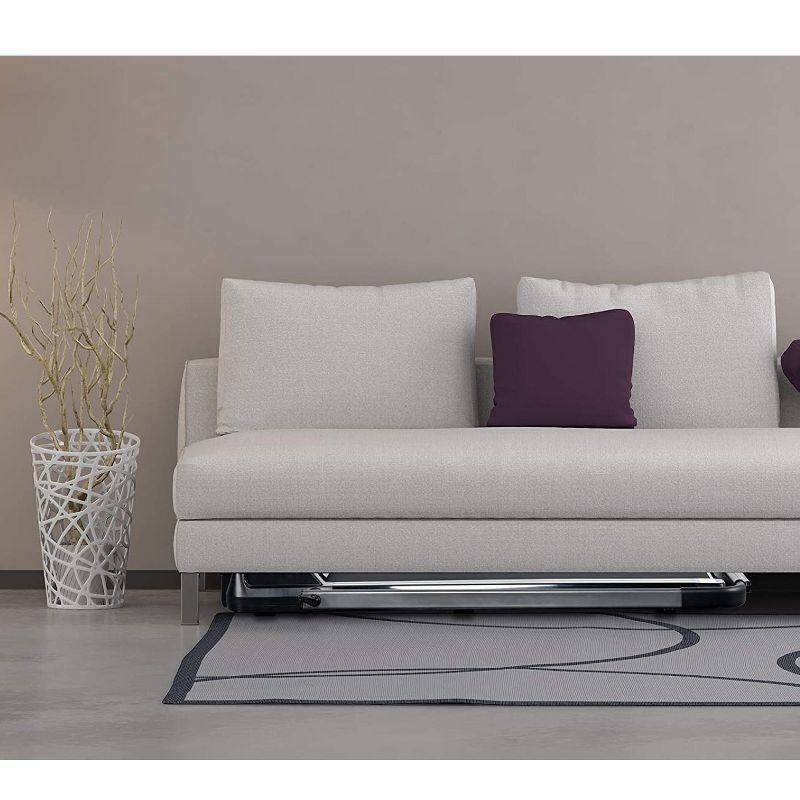 Living Essentials ETMGY0139 2 in 1 Foldable Electric Treadmill Indoor Home Gym Exercise Equipment with Shock Absorbent Running Belt, Black