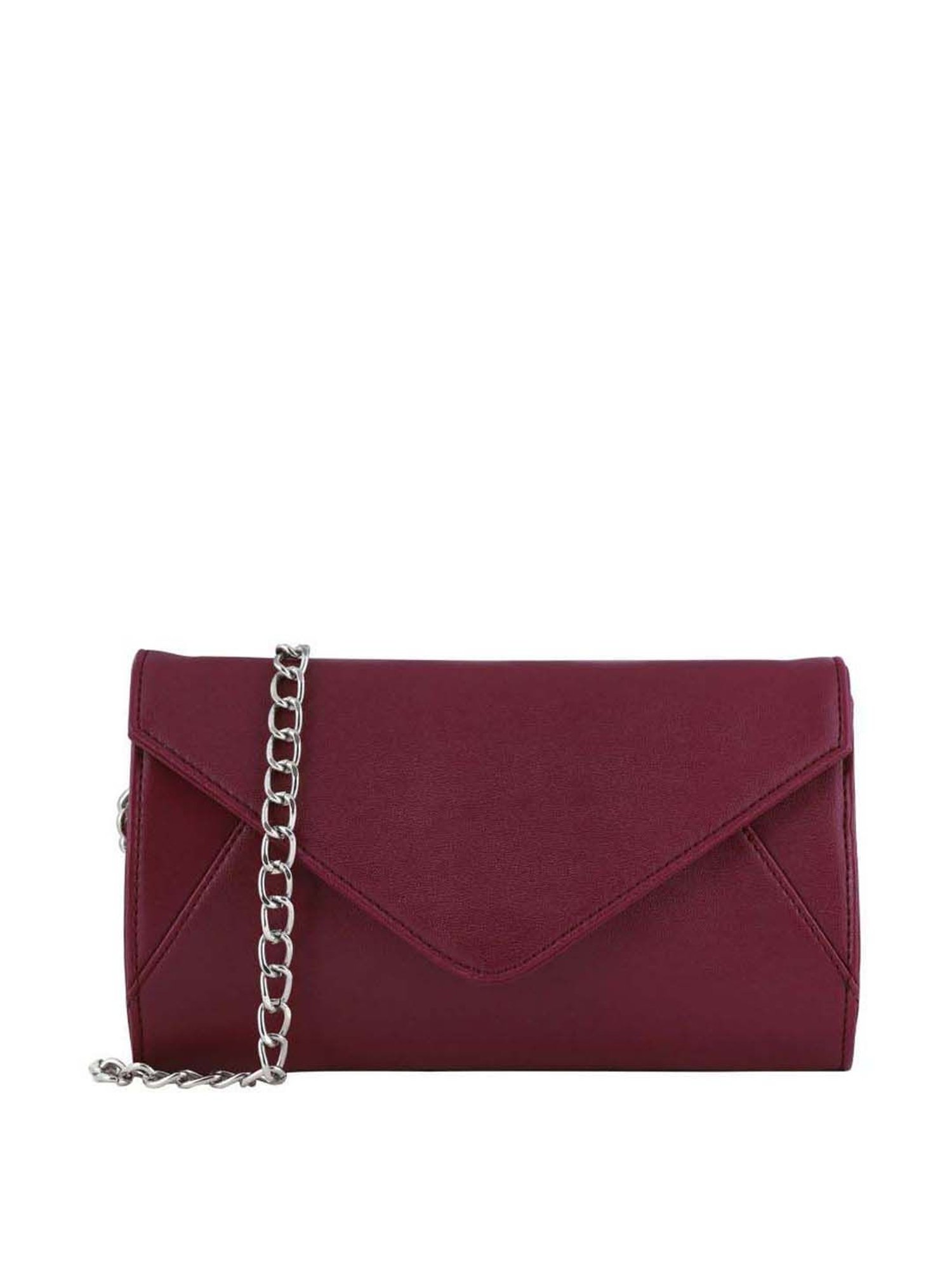 Toteteca Red Solid Medium Sling Handbag