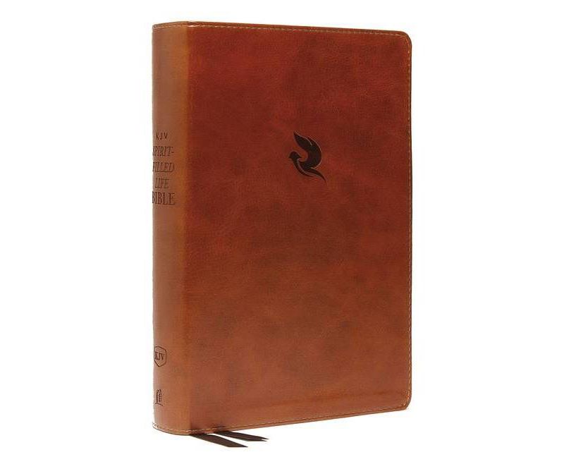 Kjv, Spirit-Filled Life Bible, Third Edition, Leathersoft, Brown, Red Letter Edition, Comfort Print - 3rd Edition by  Thomas Nelson (Leather Bound)