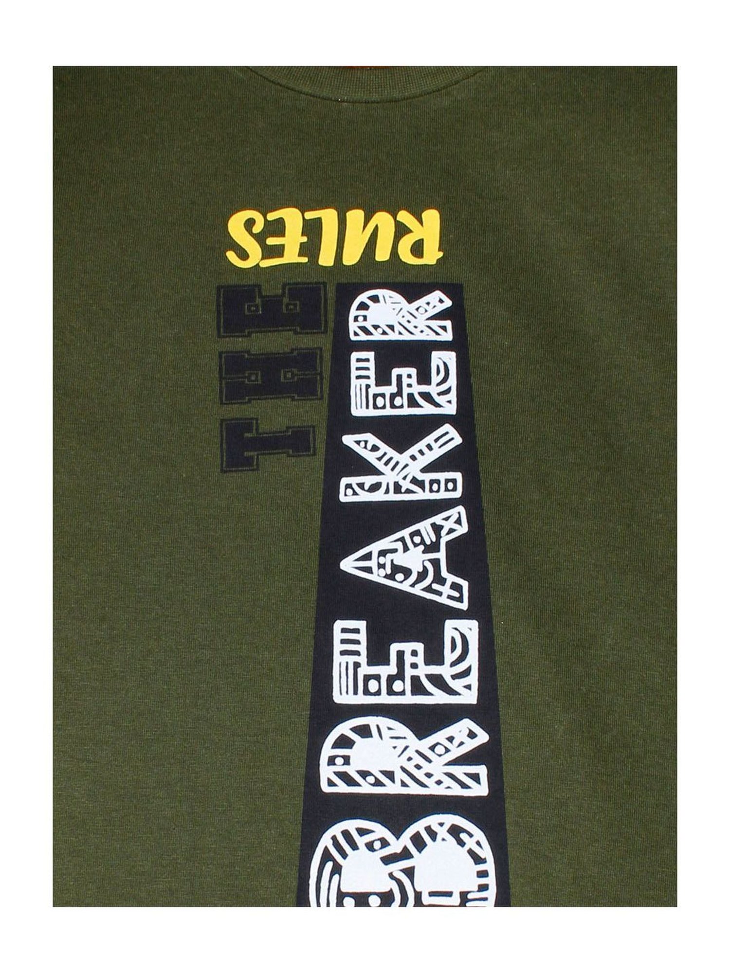 Kiddopanti Kids Green & Blue Printed T-Shirt (Pack Of 2)