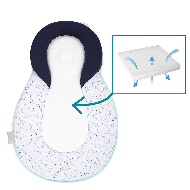 Babymoov A050421 Osteopath Designed Cosydream Ultra Comfortable Supportive Baby Newborn Lounger Pad to Prevent Moro Reflux, Plagiocephaly, and Colic