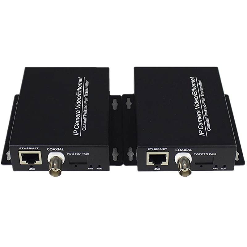 and Power Bridge Ethernet Over Coax Converter 10100M Support MultiPoint Access CTEOC02M