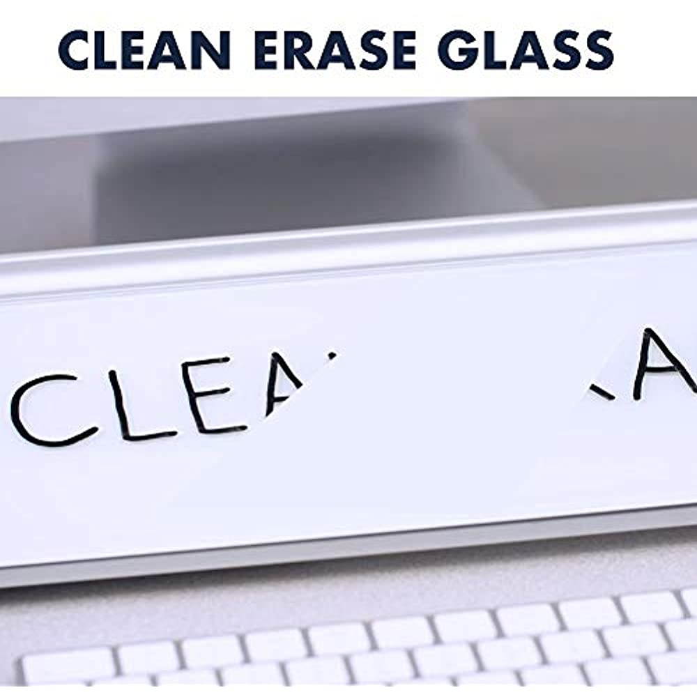 Quartet Glass Dry Erase Desktop Computer Pad, 18 X 6, White GDP186
