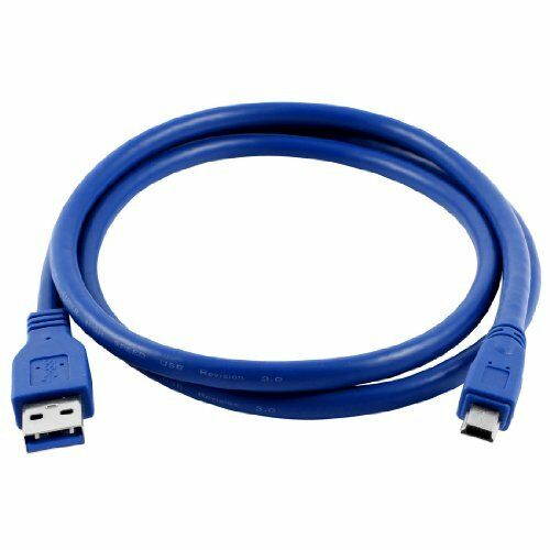 SuperSpeed USB 3.0 Cable - Type A Male to Mini B 10-Pin Male(Note:NOT Compatible with USB 2.0 Mini B 5-Pin Ports) (1M)