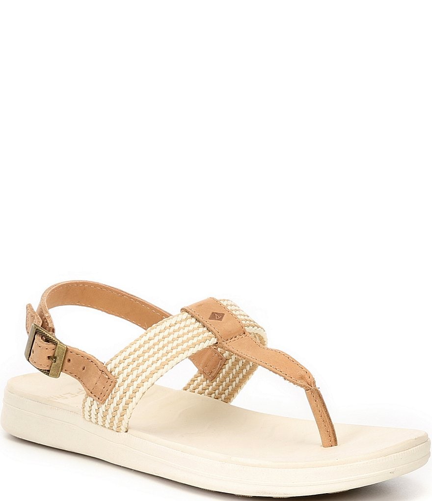 Sperry Adriatic Leather Thong Sling Sandals