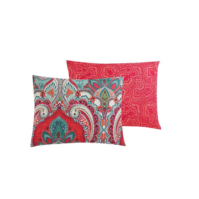 VCNY Home Casa Re'al Damask Reversible Comforter Set - Multicolored 4 Piece Twin - Twin XL