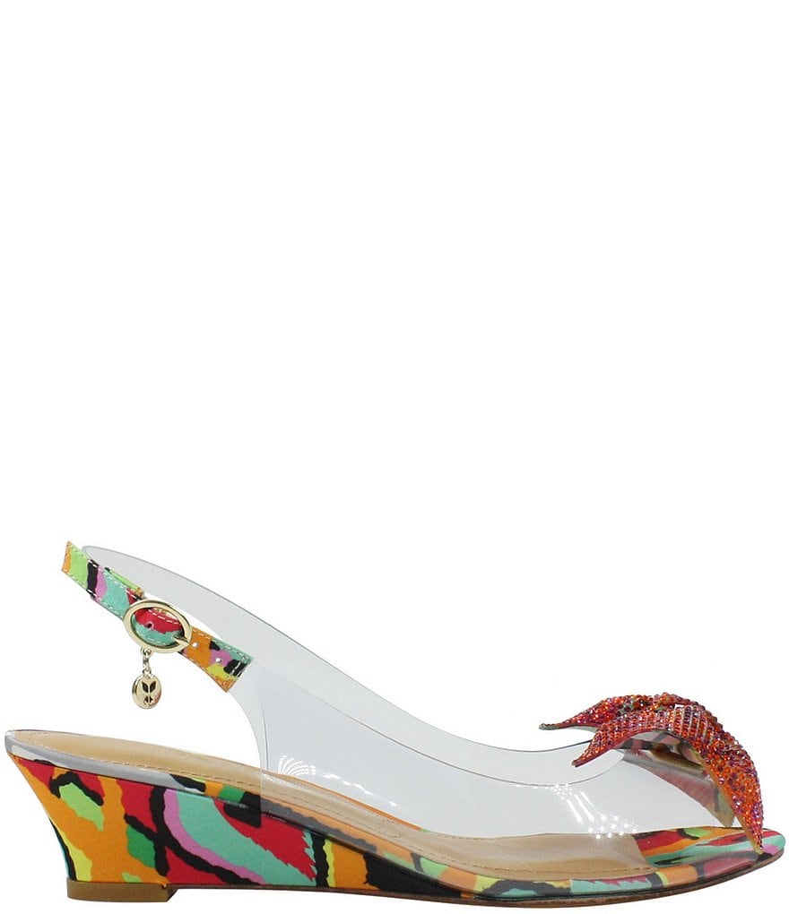 Trotters Kari Pearlized Leather Block-Heel Pumps