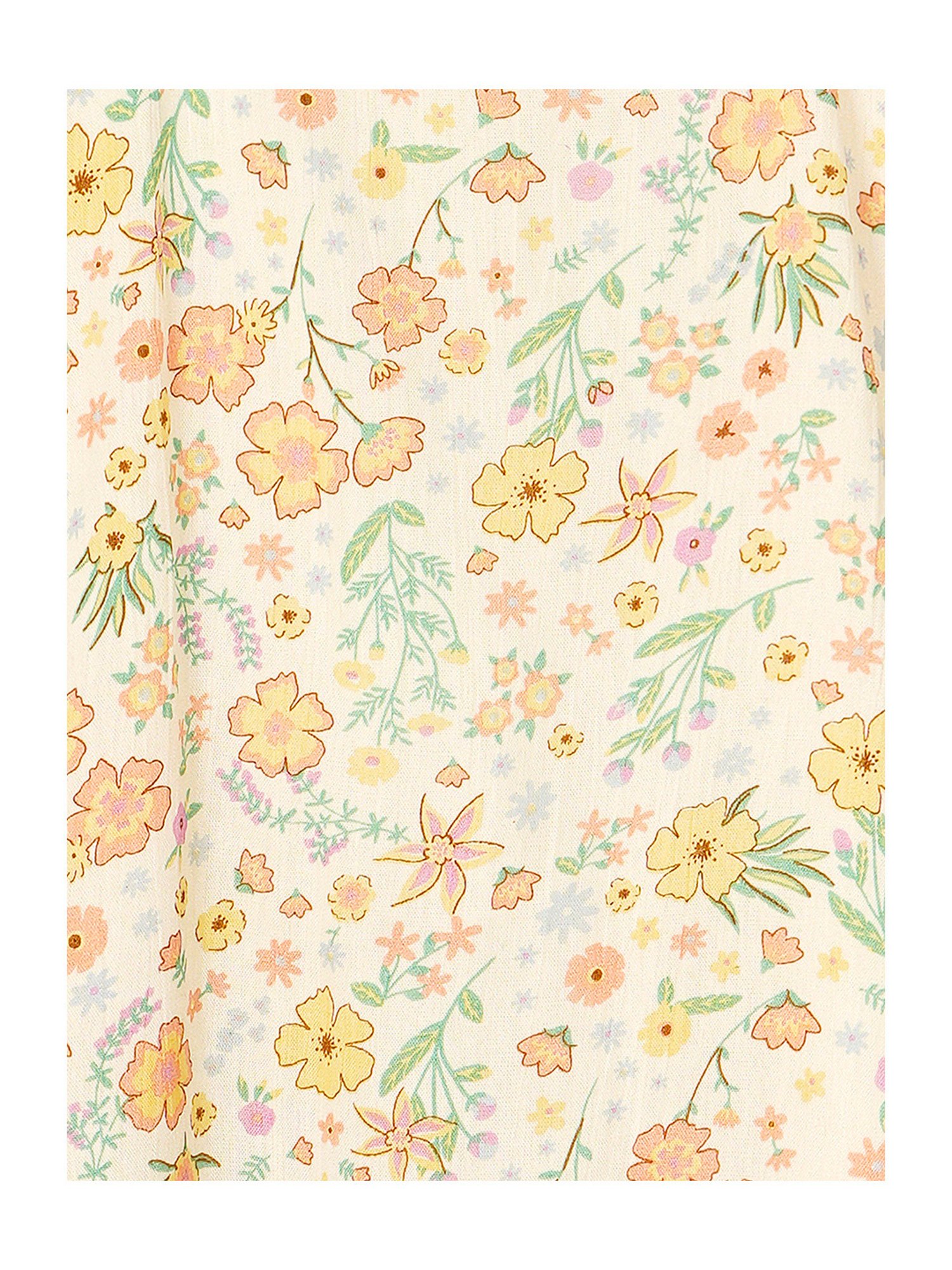 Budding Bees Kids Multicolor Floral Print Top