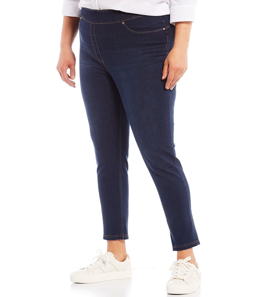 Westbound Plus Size the HIGH RISE fit Denim Skinny Cropped Pants