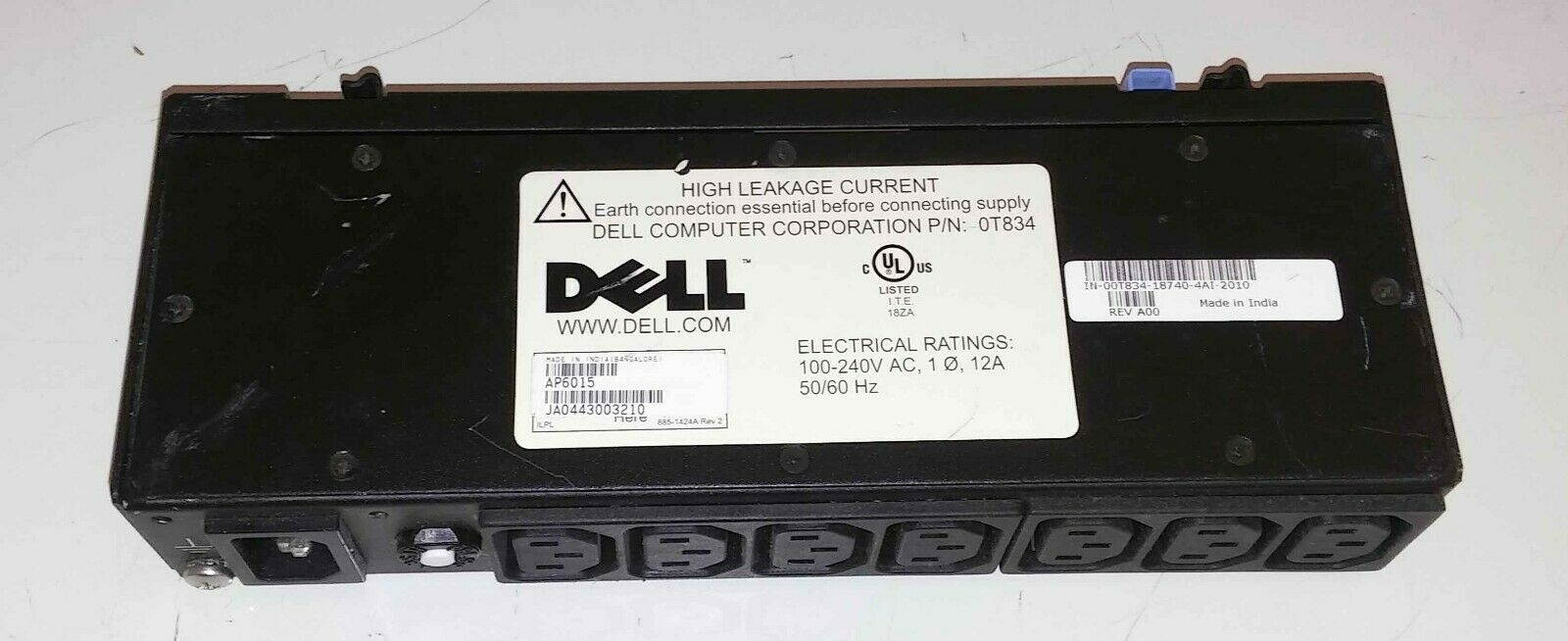 Dell AP6015 7-Outlet POWER DISTRIBUTION UNIT  --  17E-4