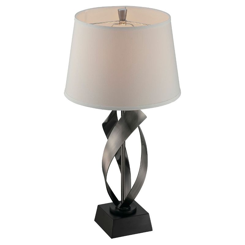 Wayde 1 Light Table Lamp Gun Metal Black (Includes CFL Light Bulb) - Lite Source