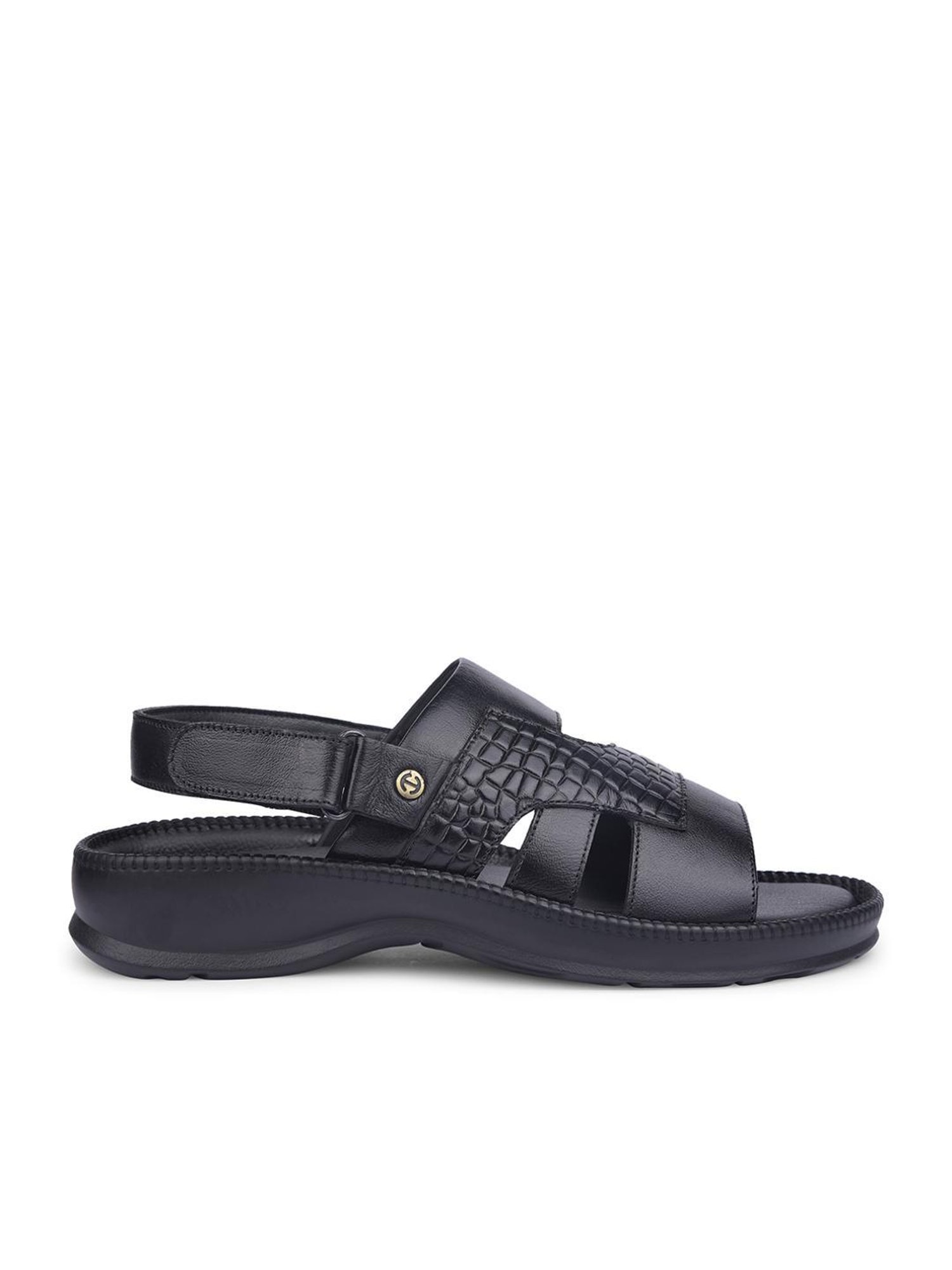 Healers by Liberty Men's Black Back Strap Sandals