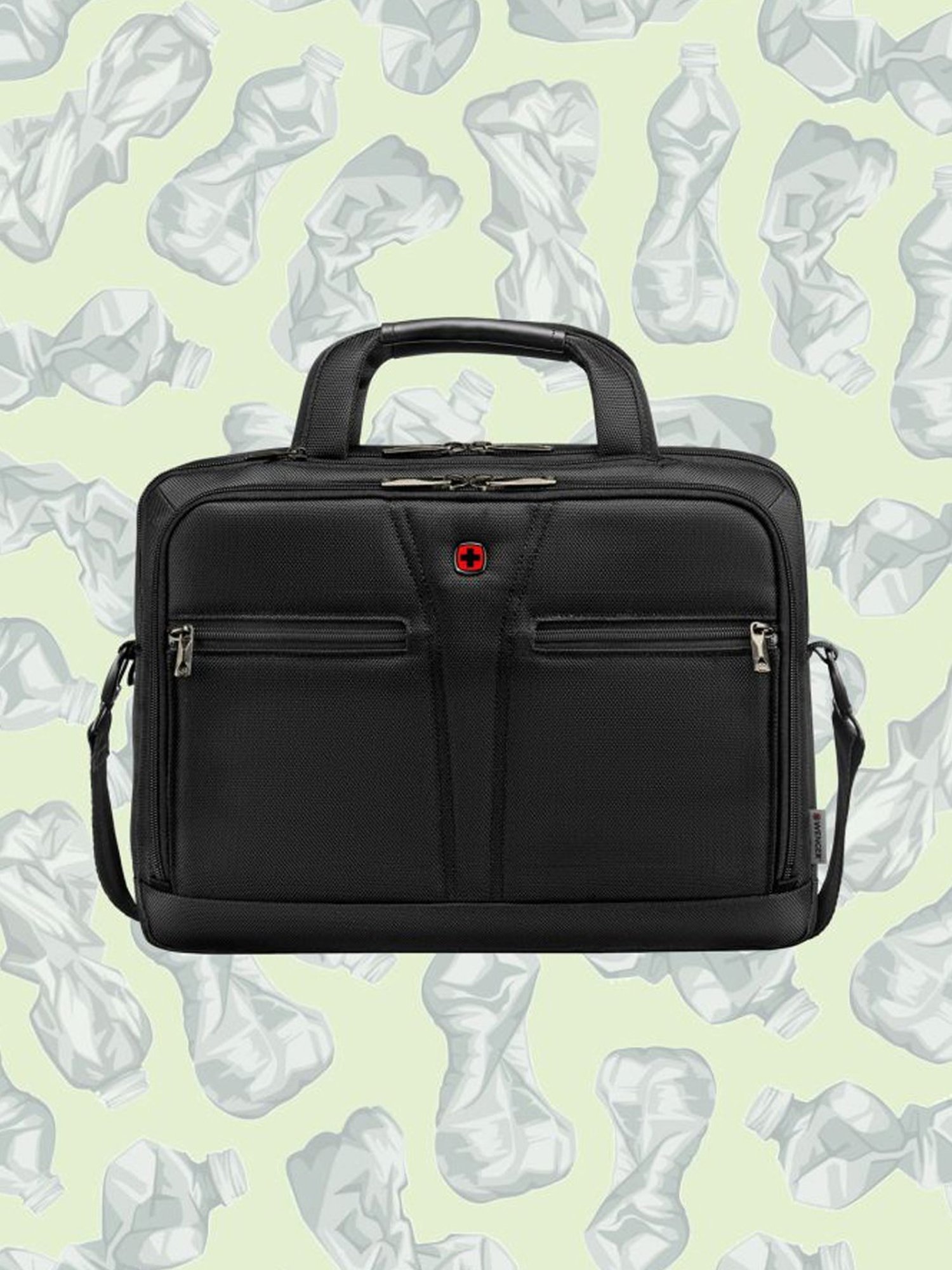 Priority Navy Synthetic Medium Messenger Bag