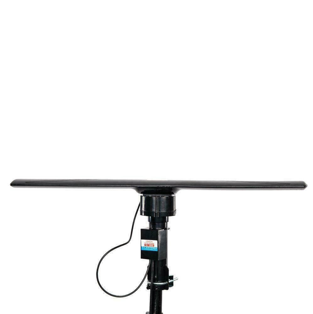 Leadzm 150Miles Outdoor Amplified Antenna Digital HD TV 1080P UHF/VHF/FM