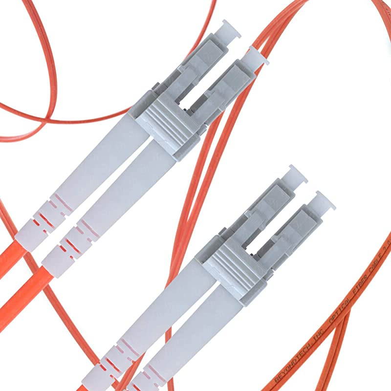 LC to LC Fiber Patch Cable Multimode Duplex 1m 328ft 50125um OM2  PureOptics Cable Series