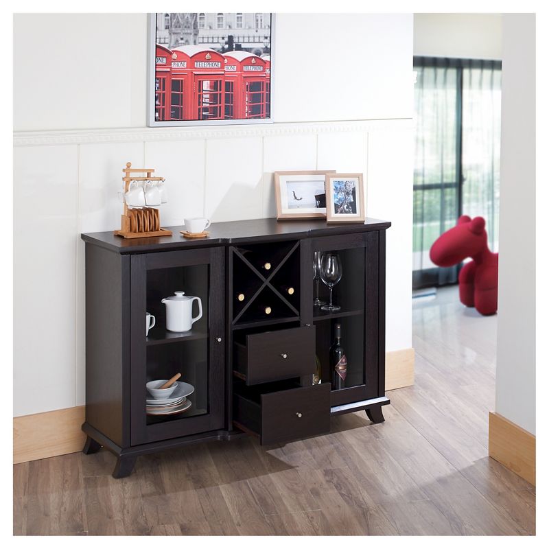 Antonette Transitional Multi-Storage Dining Buffet Cappuccino - HOMES: Inside + Out