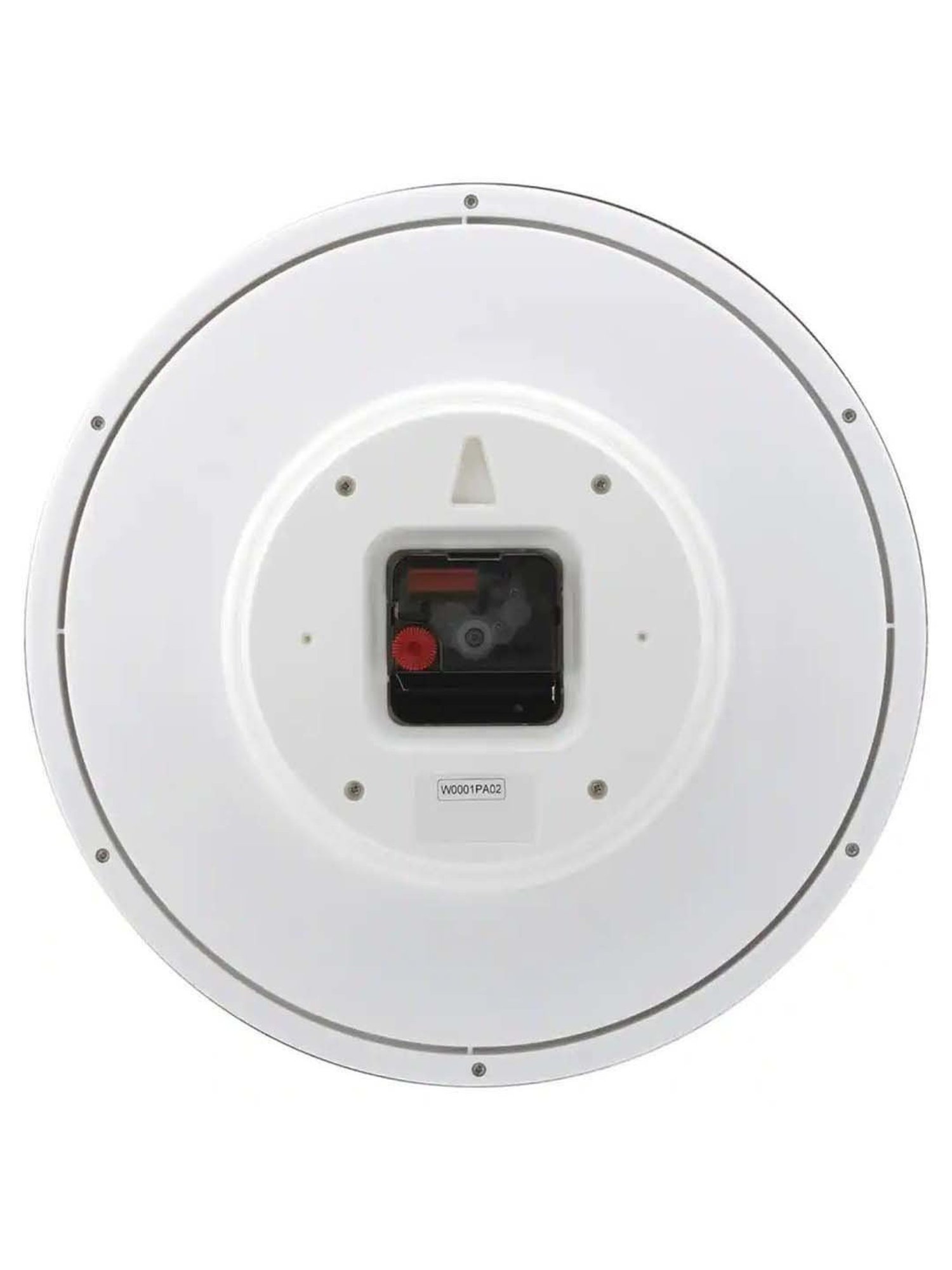 SEIKO classic black plastic wall clock with sweep movement