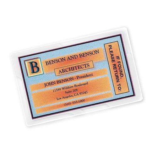 Royal Sovereign RF05CRDT0100 Royal Sovereign Credit Card Size (2" x 3") 5mil Thermal Laminating Pouches - 100 pk - Royal Sovereign-Credit Card Size-5mil-100 Pack-Thermal Laminating Pouches