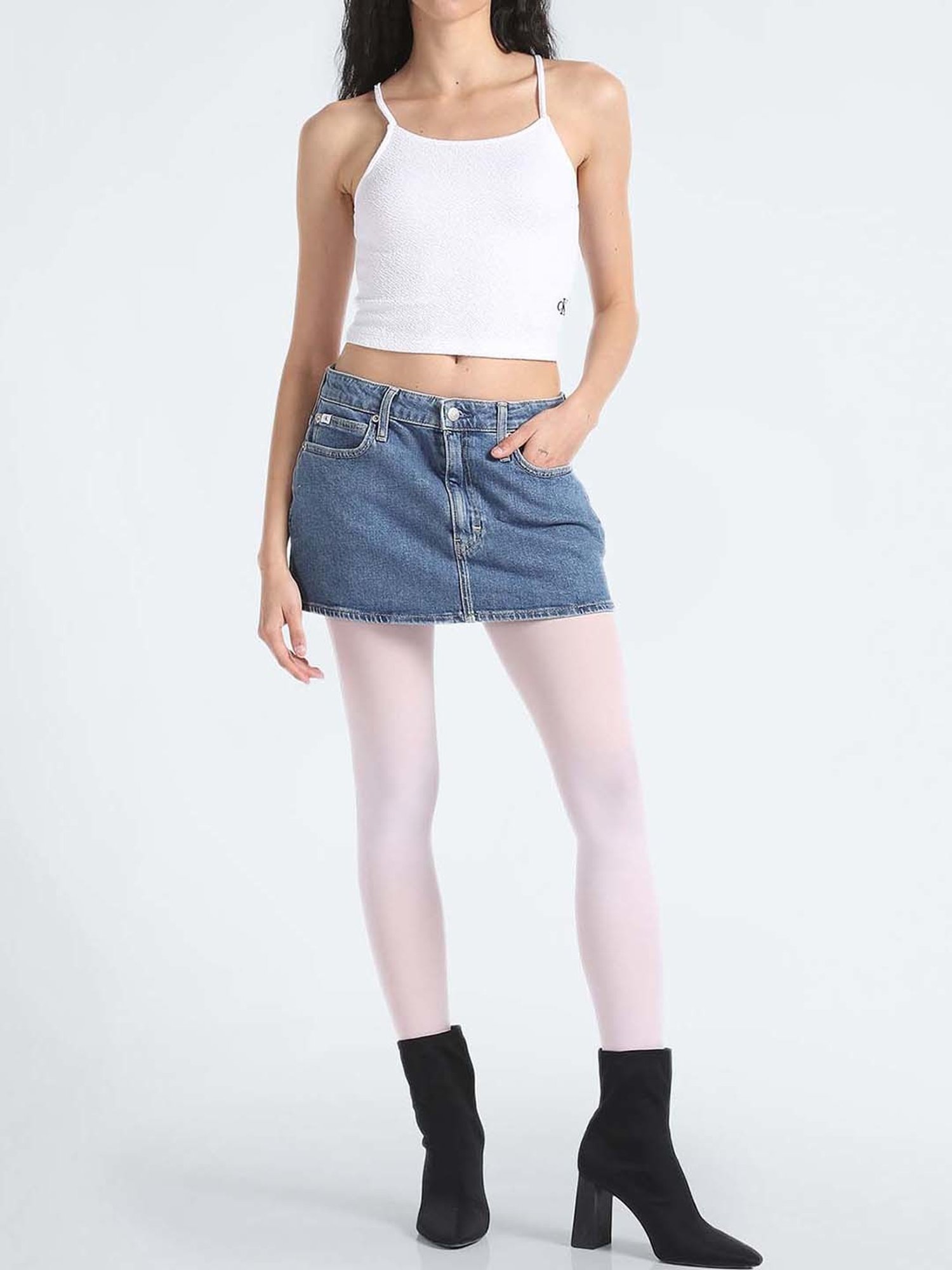 Calvin Klein Jeans Dark Blue Slim Fit Skirt