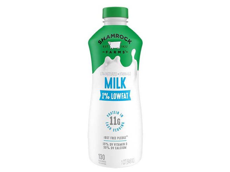 Shamrock Farms 1% Milk - 1qt