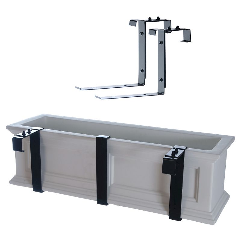 2pk Adjustable Novelty Deck Rail Bracket - Mayne