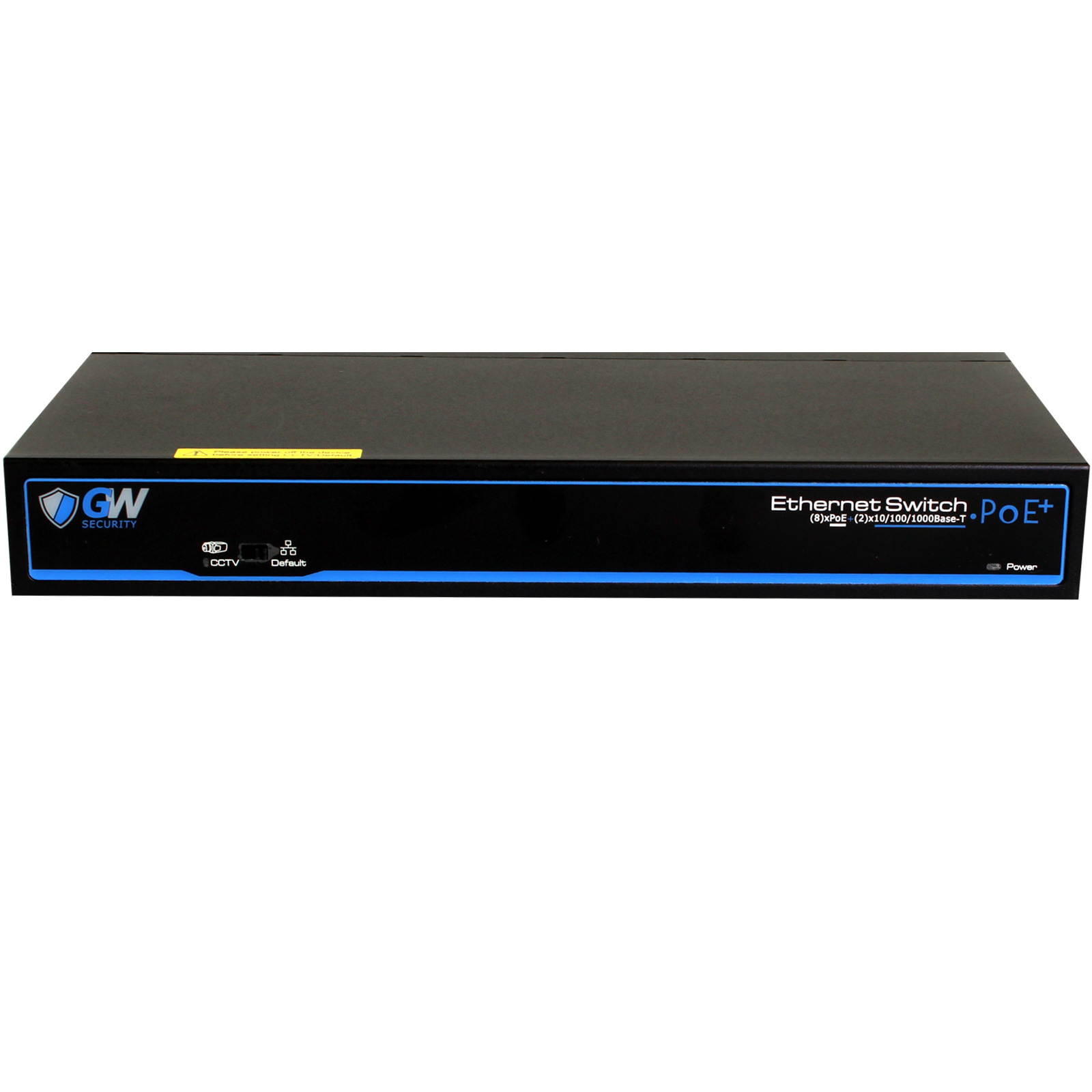GW SW0802M PoE Switch 10-Port with 8-Port PoE , Designed for IP PoE Camera System and NVR , Supports up to 8 PoE IP Cameras