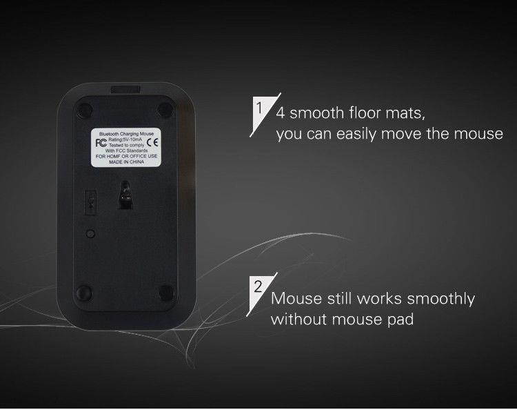 Perpect Feel Rechargeable Wireless Mouse 800/1200/1600 DPI Silent for PC Office