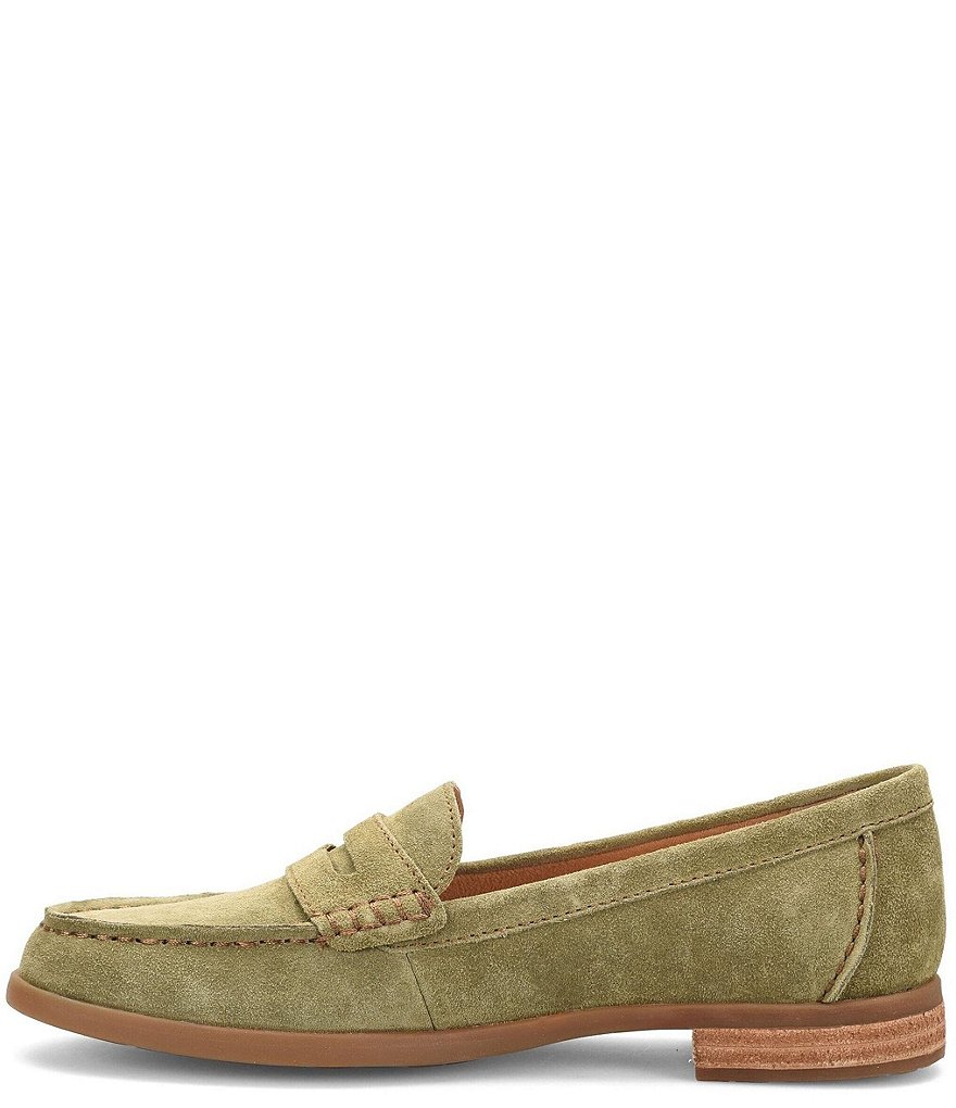 Trotters Harlow Lizard Patent Suede Leather Slip-Ons