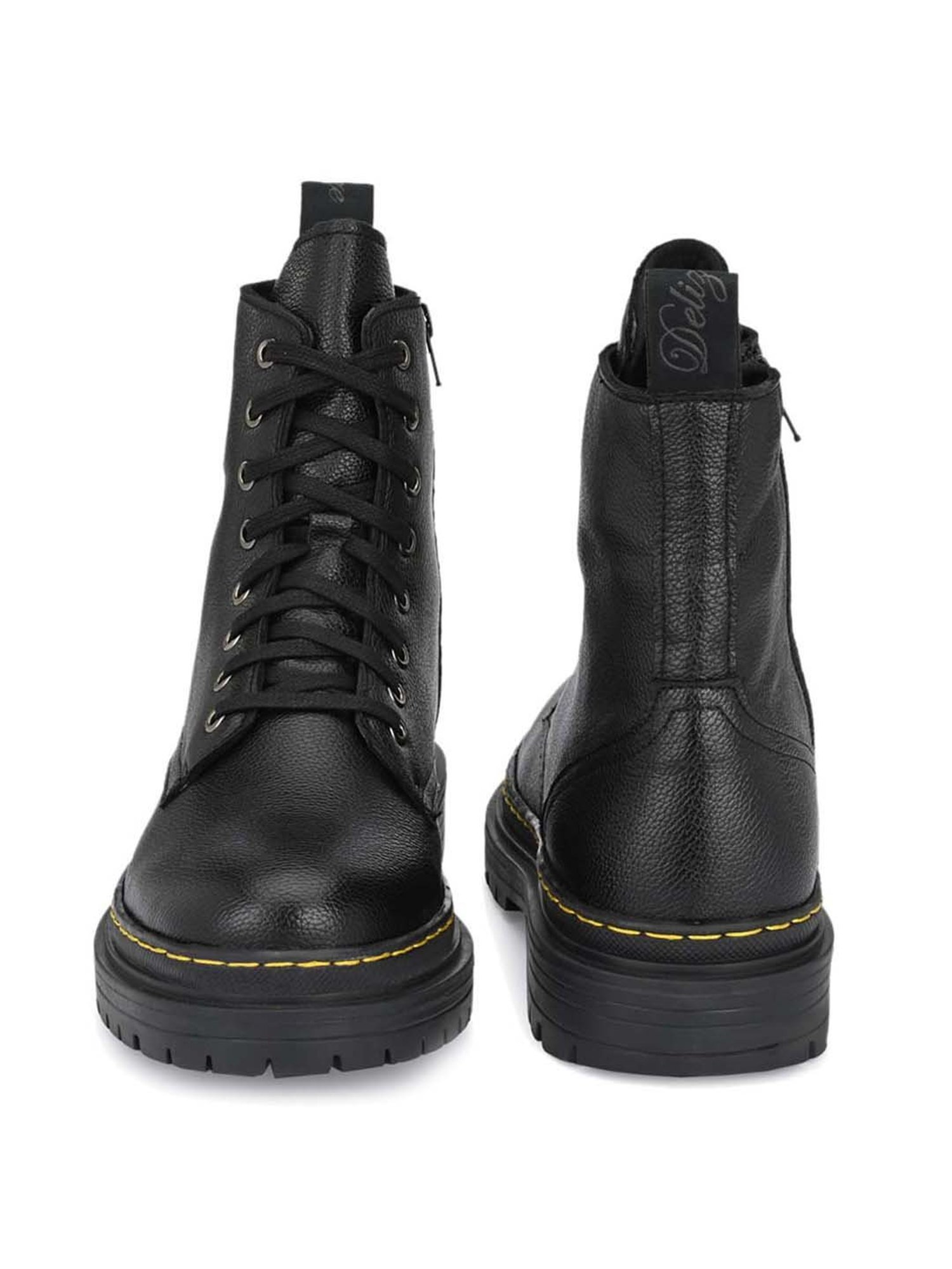 Delize Men's Black Casual Boots