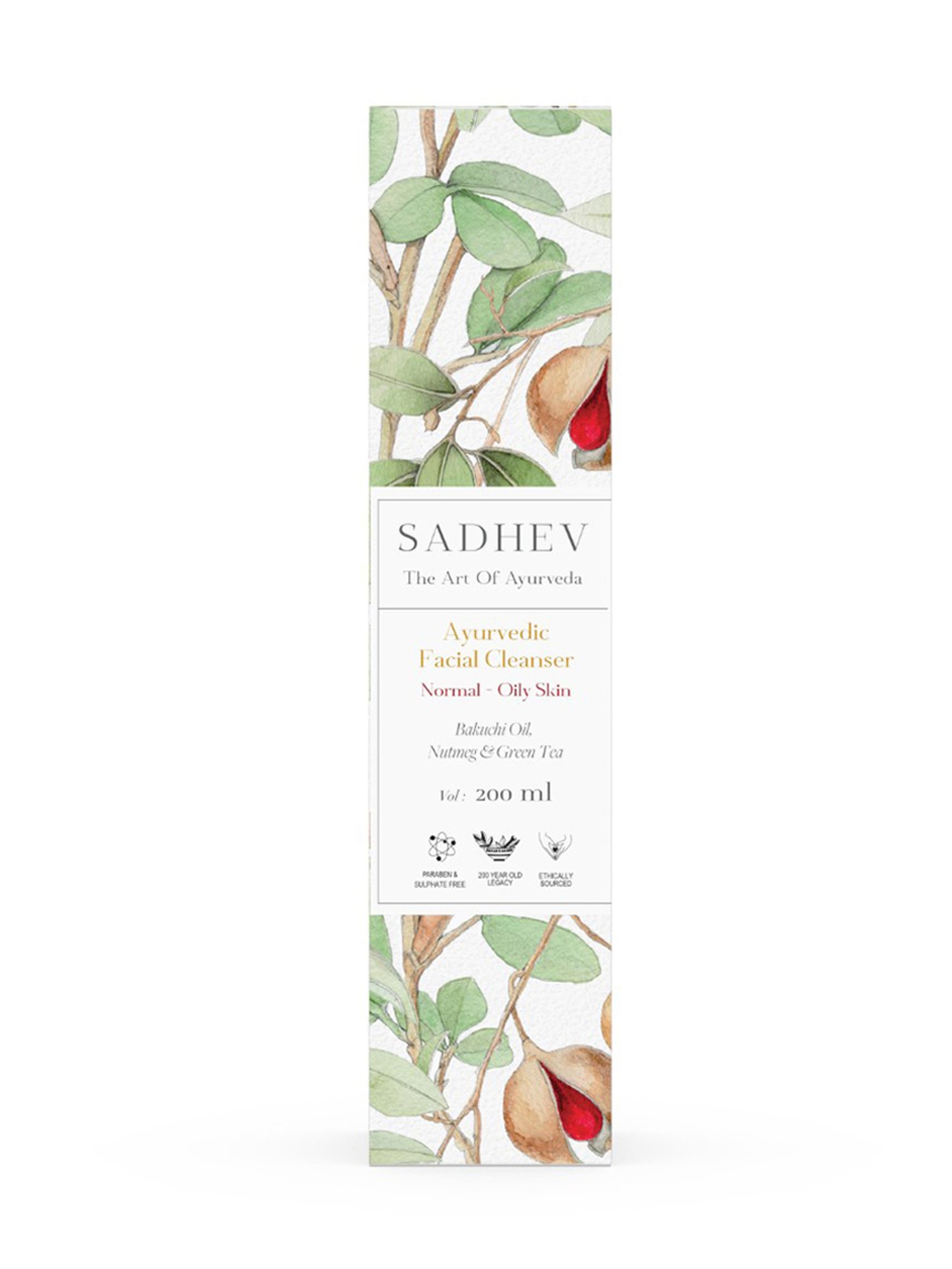 SADHEV The Art Of Ayurveda Ayurvedic Facial Cleanser Normal - Oily Skin - 200 ml