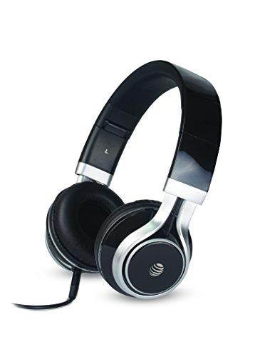 At&t[r] Hpm10-blk Stereo Over-ear Headphones With Microphone [black]