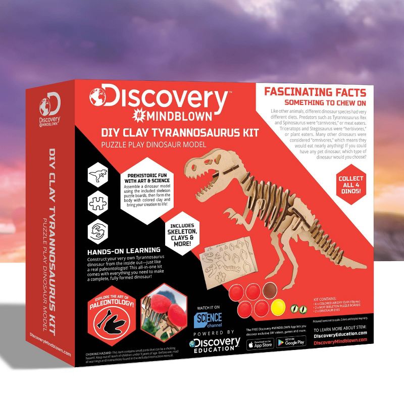 Discovery Kids Toy Dinosaur DIY Puzzle Clay T-Rex