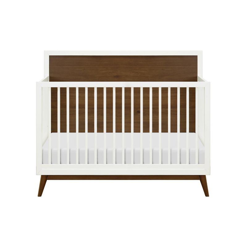 Babyletto Palma Mid-Century 4-in-1 Convertible Crib - Walnut