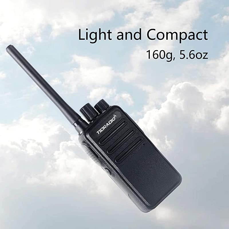 TD60 Two Way Radio UHF 2 Way Radios Walkie Talkies Long Range 16CH 2 Way Radio with Earpiece 20 Pack