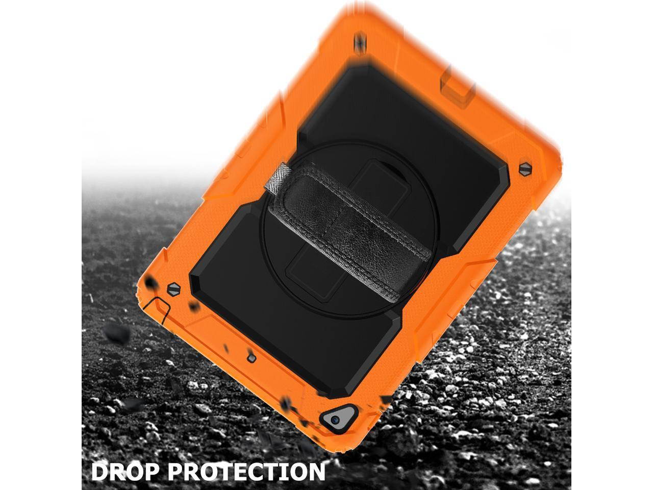 iPad 9.7 2018 2017 Case iPad Air 2 Case iPad Pro 9.7 Case Heavy Duty Rugged Shockproof Protective Hard Case Cover For for Apple iPad 6th / 5th Generation / iPad Air 2 / iPad Pro 9.7 inch