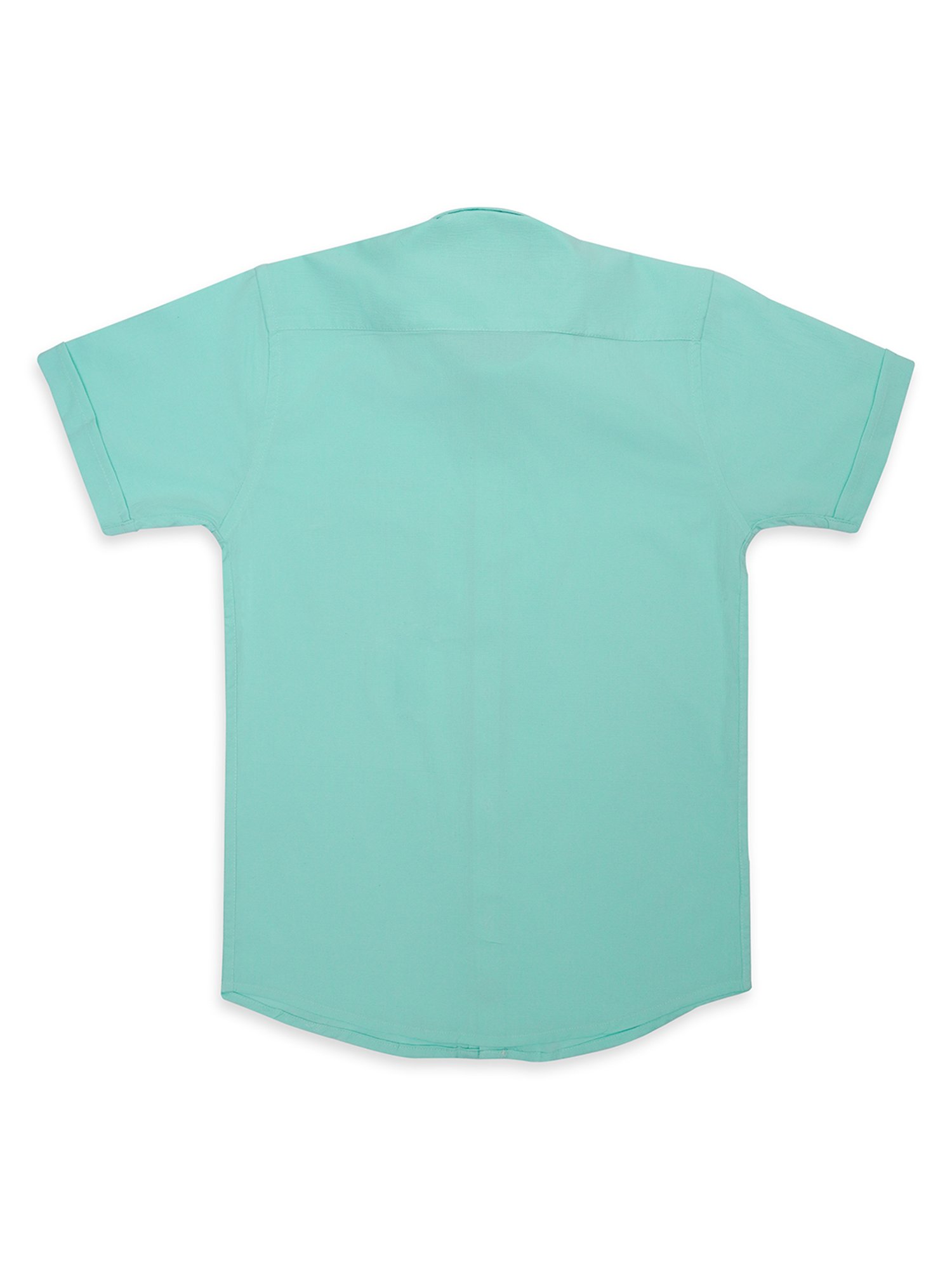 Cavio Kids Sea Green Solid Shirt