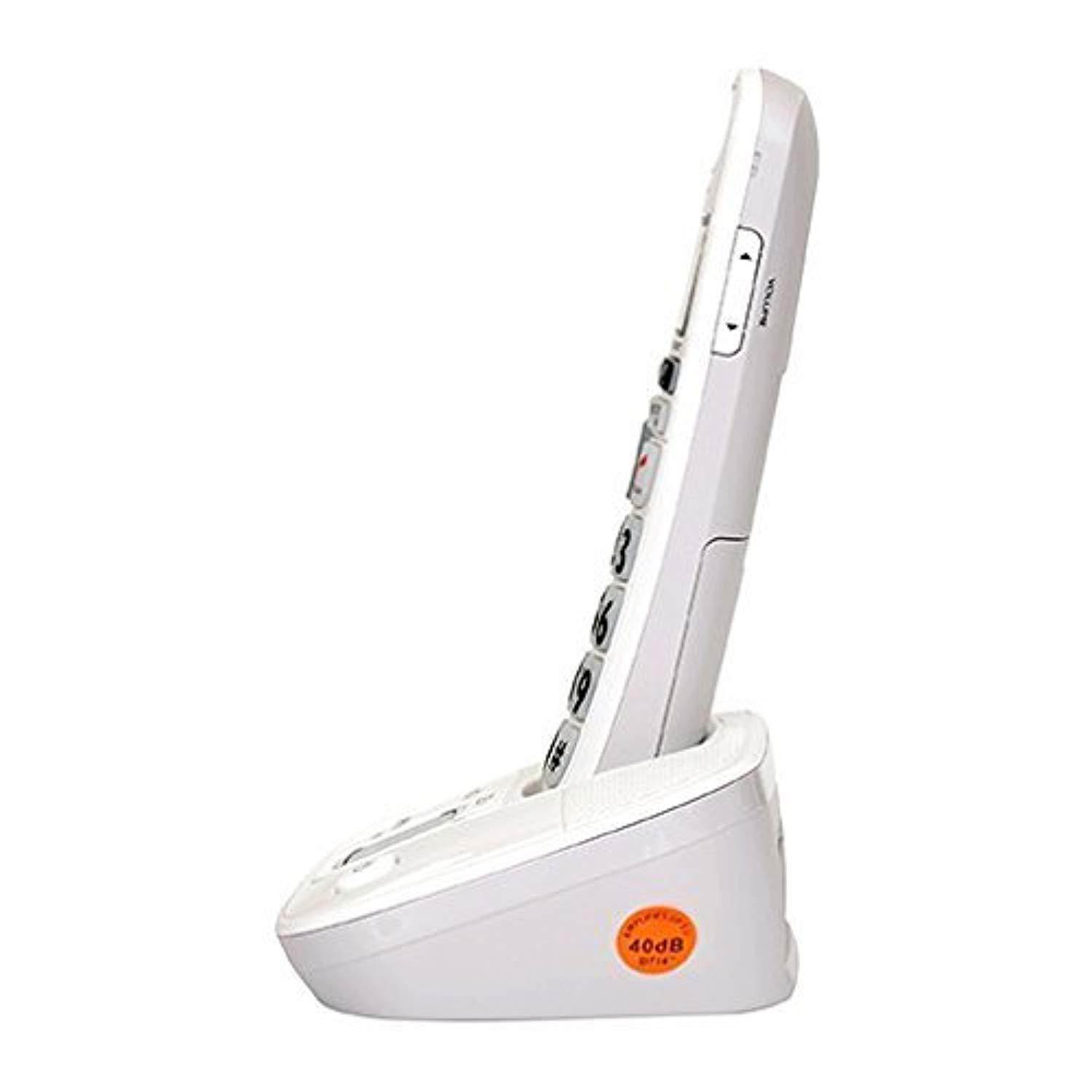 High Volume 40 dB Large Big Button Cordless Telephones For Who May Have Age-Related Ear Problems