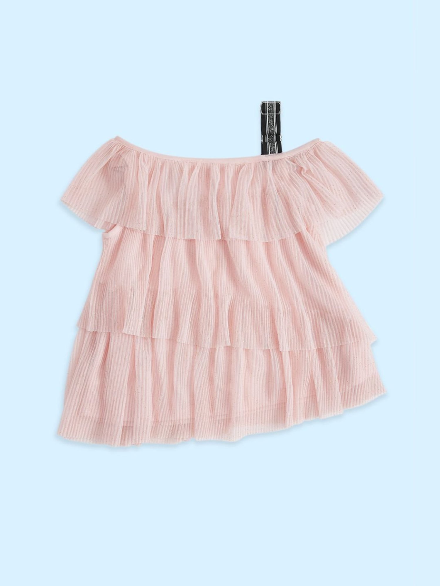 Tiny Girl Kids Pink Solid Top