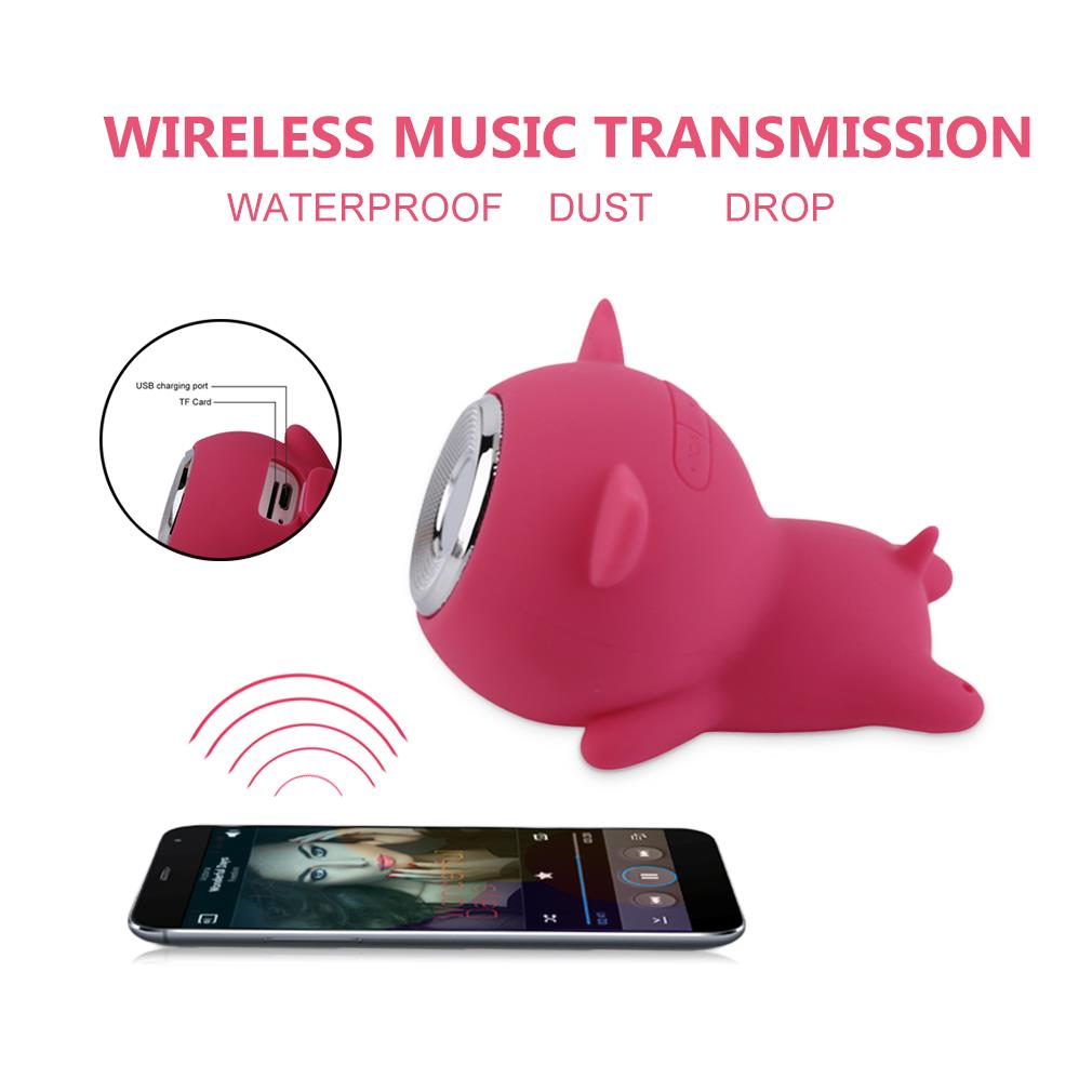 Pig Bluetooth Speaker Waterproof TF Card Audio Speakers Electronic Outdoor