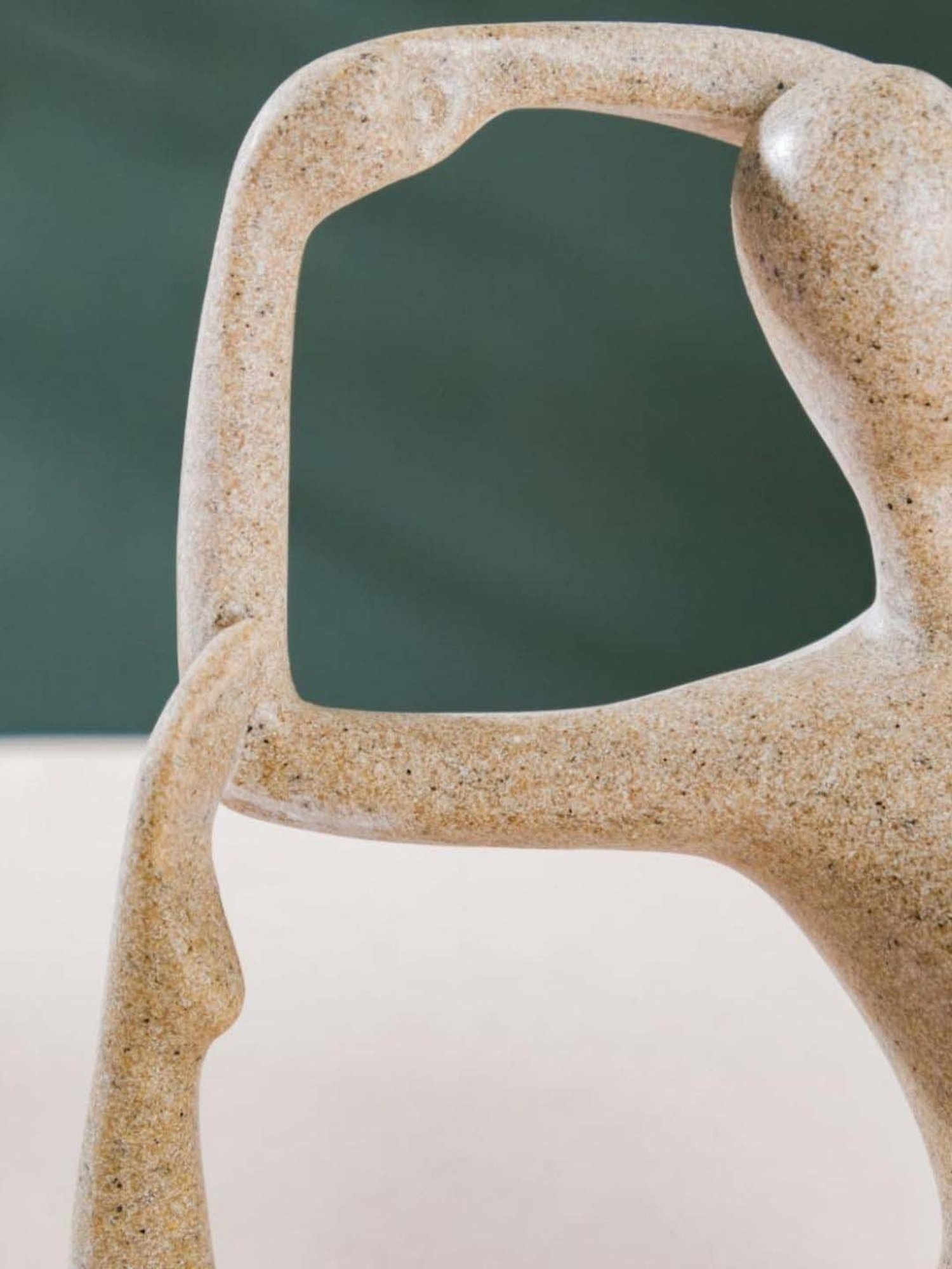 Nestasia Premium Quality Resin Made Cream Smooth Finish Yoga Showpiece For Home Decoration 8.26"