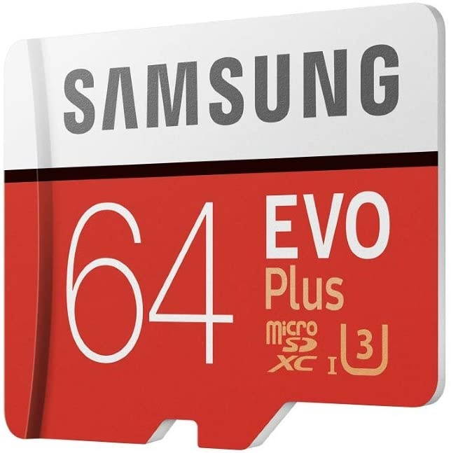 Samsung 64GB MicroSDXC EVO Plus Memory Card w/ Adapter (MB-MC64GA)