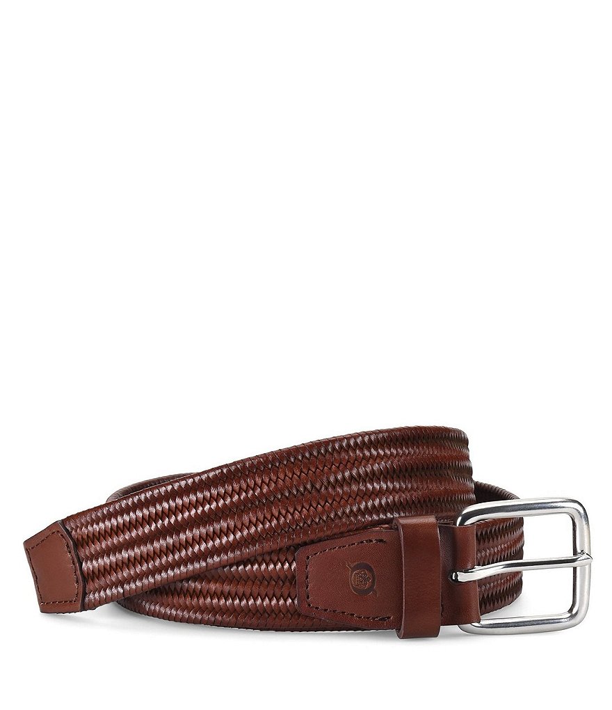 Born Men's Stretch Leather Braid Belt