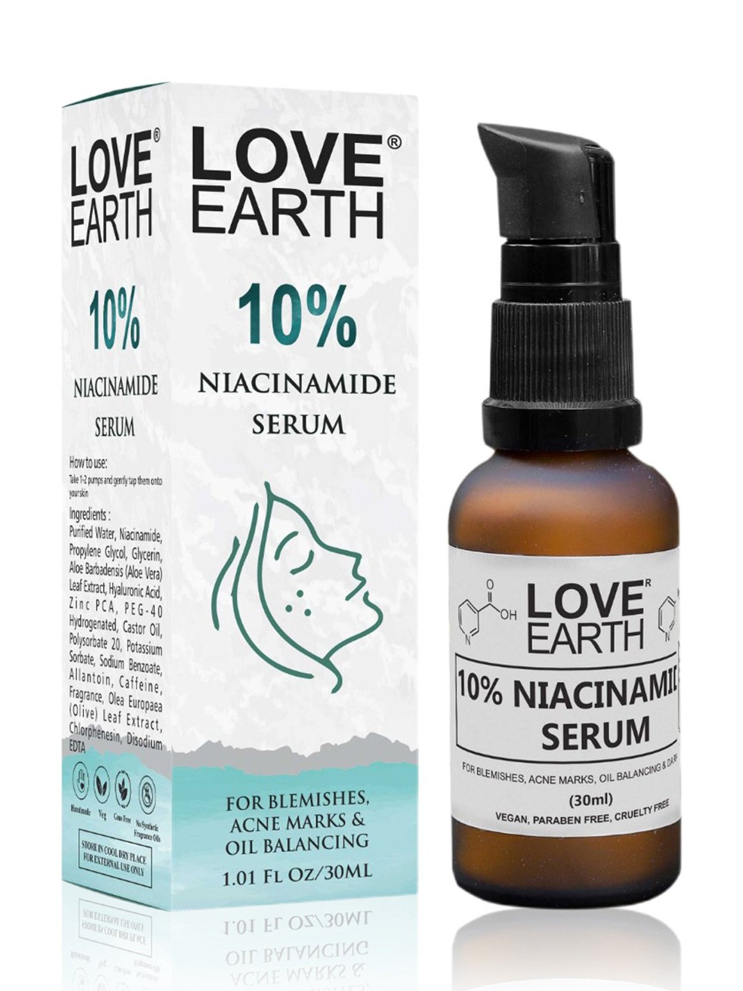 Love Earth 10% Niacinamide Serum - 30 ml