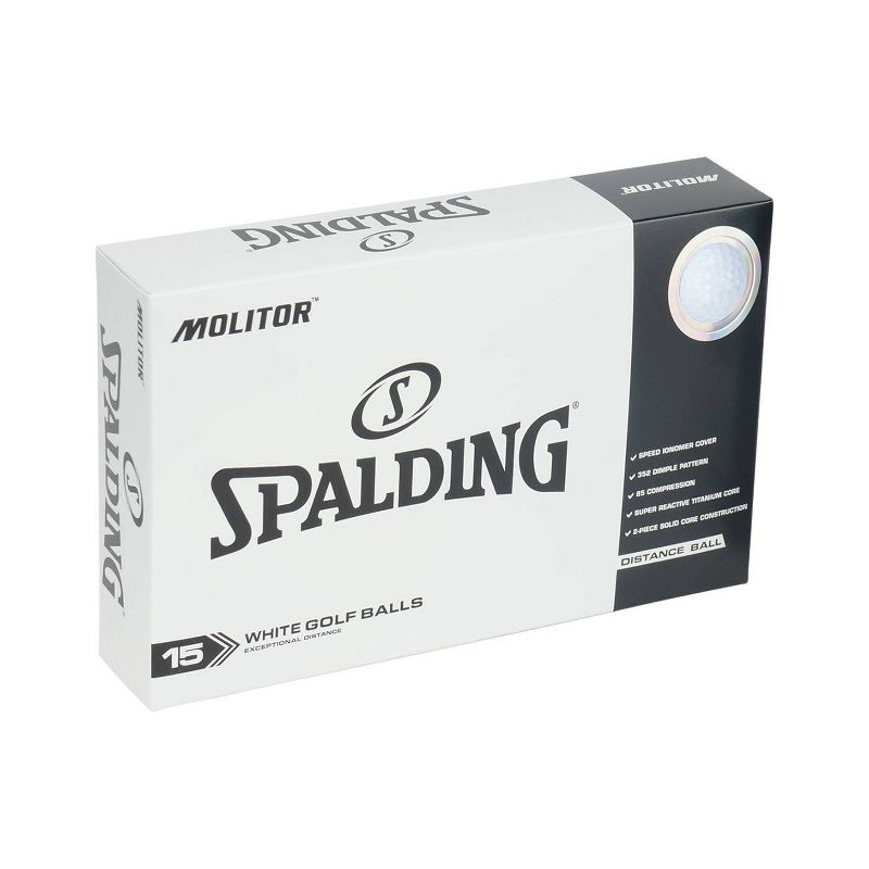 Spalding Molitor Golf Balls 30pc - White